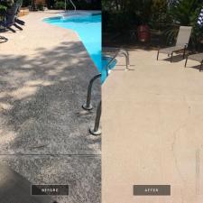 Pool Deck Soft Washing in Tallahassee, FL 7